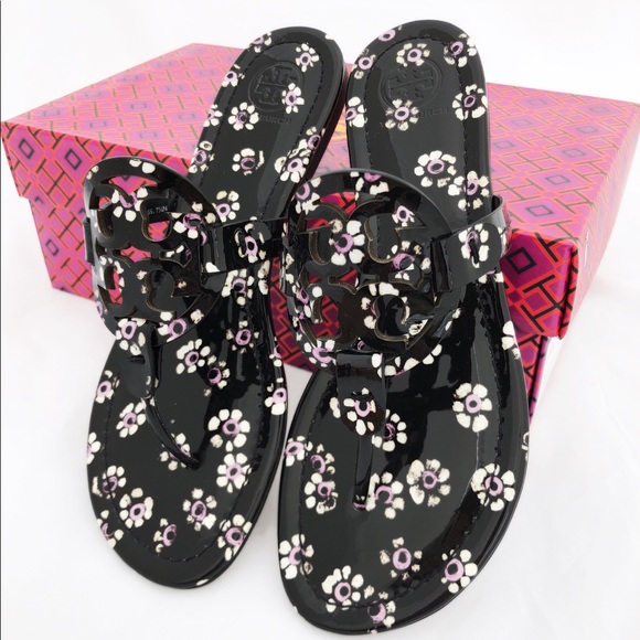 NWT Tory Burch Miller Sandals Parent floral 7.5 - Picture 3 of 8